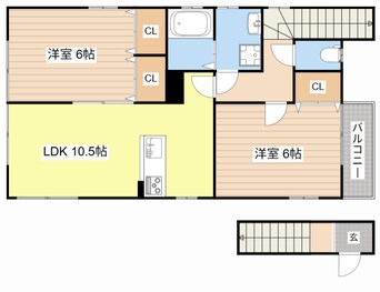 間取図 エスペランサU
