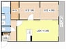 ハートフル　エトワール 2LDKの間取り