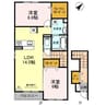 Harmony M 2LDKの間取り