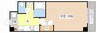 PALACIO　K2 1Kの間取り