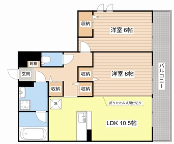 間取図 クレストブルー