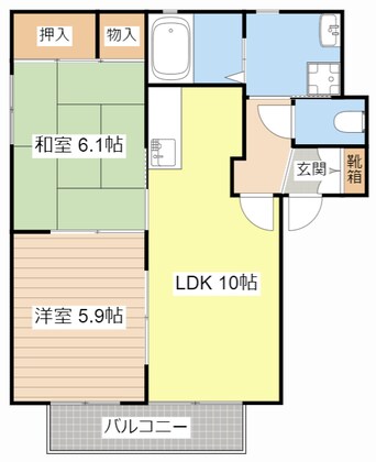 間取図 ムーン・ハイツ