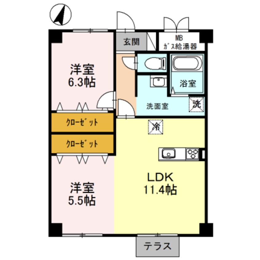 間取図 ドギールーズテララ