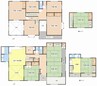 小谷丁野町貸家 8LDKの間取り