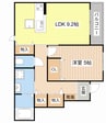 仮称）高宮町アパート新築工事 1LDKの間取り
