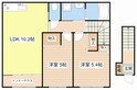 仮称）高宮町アパート新築工事の間取図