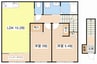 仮称）高宮町アパート新築工事 2LDKの間取り