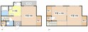 ヴィラナリー米原Ⅱ号棟の間取図