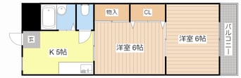 間取図 コスモスハイツ長浜