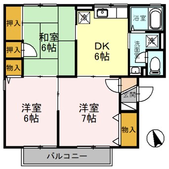 間取図 ルミエールますだ