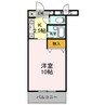 サンタウン竹鼻　B 1Kの間取り