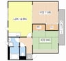 Noble 弐番館 2LDKの間取り