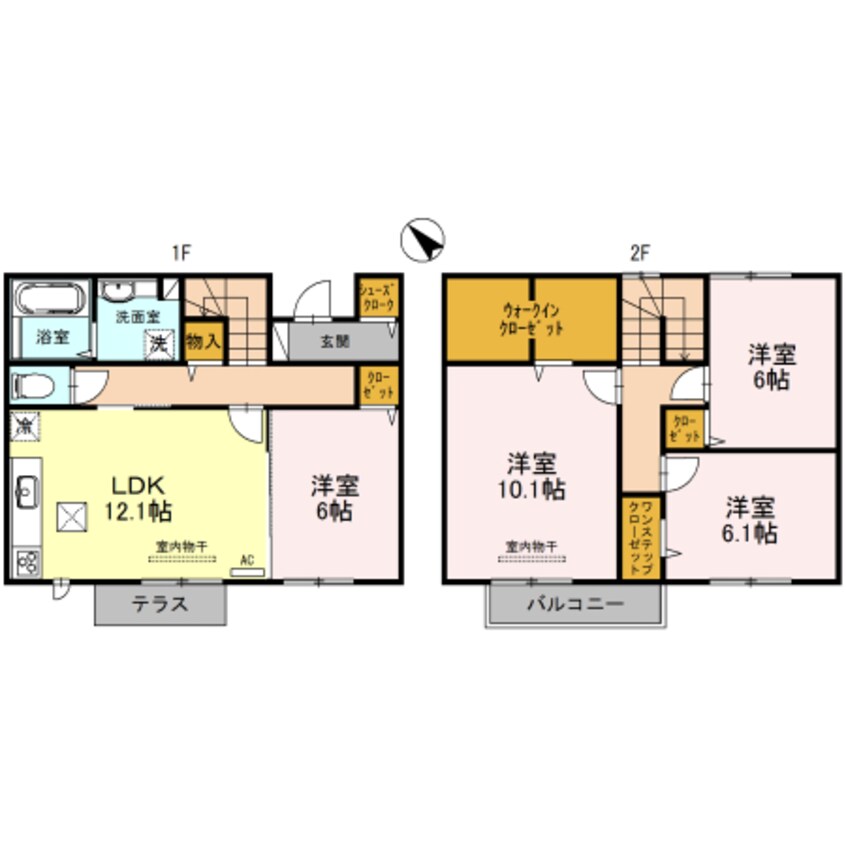 間取図 エステート　Ⅰ
