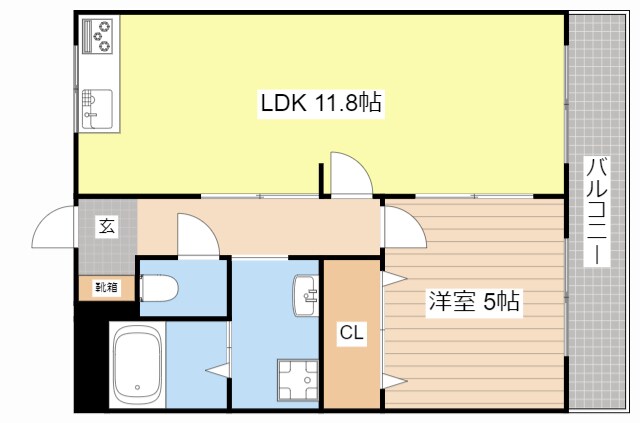 間取り図 アイビーコート祇園