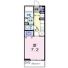 クレイドル・Ｋ 1Kの間取り