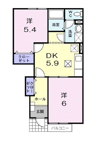 間取図 メイプルリーフⅠ