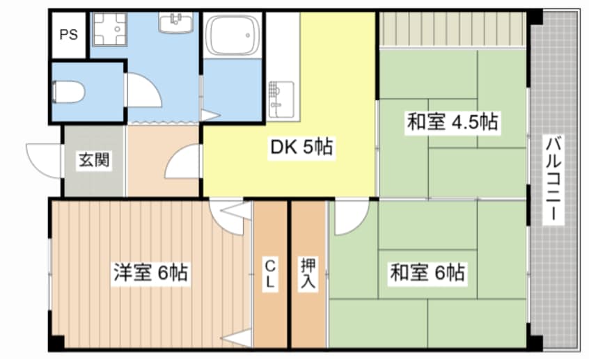 間取図 サンクリエート名坂