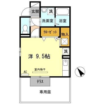 間取図 セジュール　ウィット-Ｓ