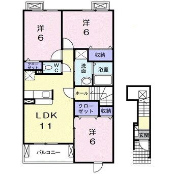 間取図 ソル・レヴェンテ　ウーノ