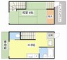 グリーンヒル 1DKの間取り