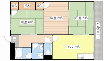 間取図 コーポラス無限Ⅰ