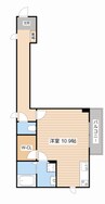 シャーメゾン　サンライズ 1Rの間取り