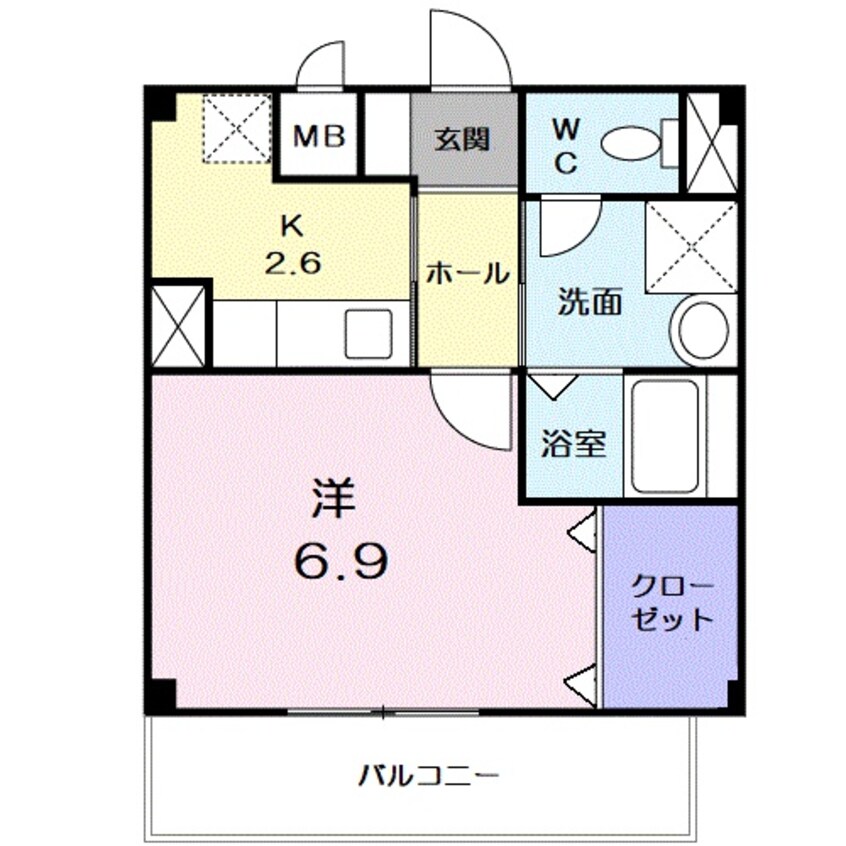 間取図 フォーリスト　ヴィレッジ壱番館