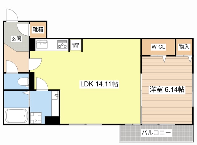 間取り図 LA・VILLA五箇荘