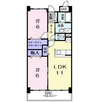 間取図 エスト　ヴィラージュ