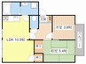 アーバンパレス　２番館 2LDKの間取り