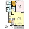 プリマヴェラージュ 1LDKの間取り