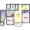 サニー　フォレスト 2LDKの間取り