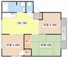 エクセレントハイツ 3DKの間取り