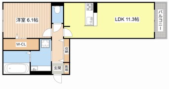 間取図 シャルマントリシティⅡ