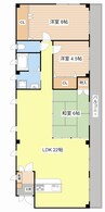 小泉ファインハイツ2 3LDKの間取り