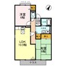 セリティ－ 2LDKの間取り