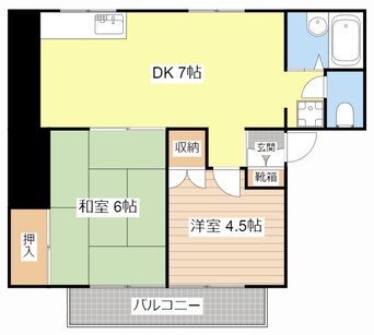 間取図 コーポ百栄