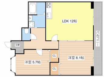 間取図 キングパレス東陽