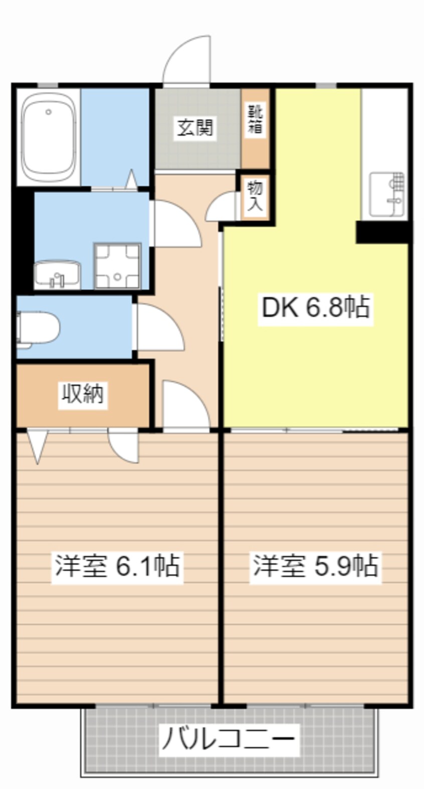 間取図 リーフコースト