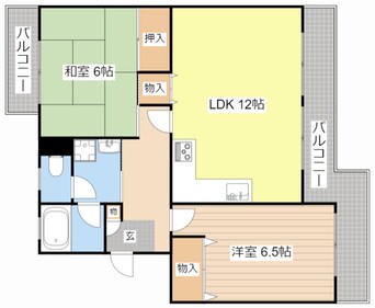 間取図 ラスディ守山