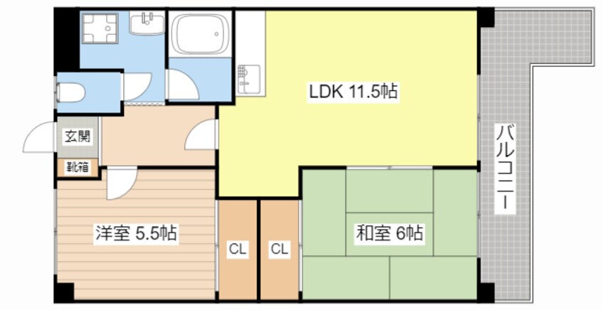 間取図 サンティーユASAHI