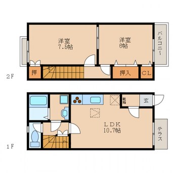 間取図 ビ .アレイド