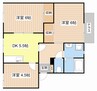 エスパシオ21 3DKの間取り