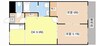 Ｋ’Ｓ　　ＳＱＵＡＲＥ 2DKの間取り