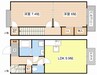 Espoir 2LDKの間取り