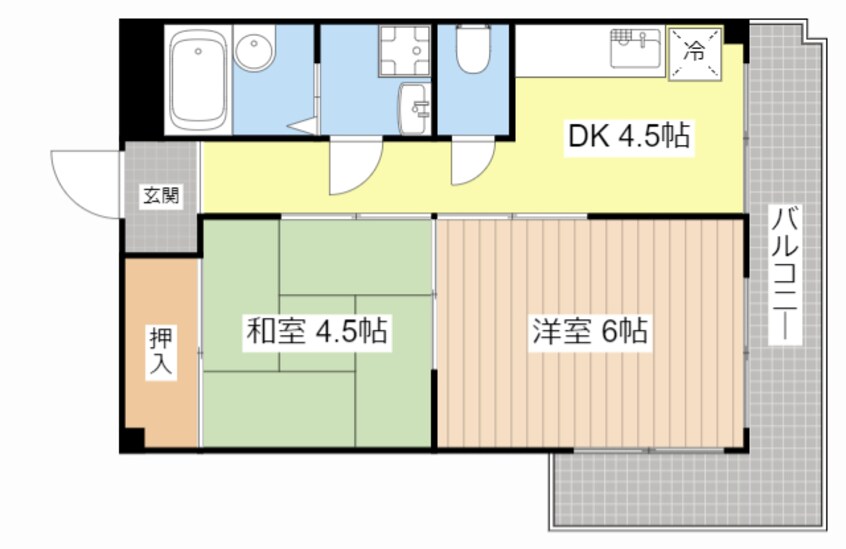 間取図 クレアーレ野洲