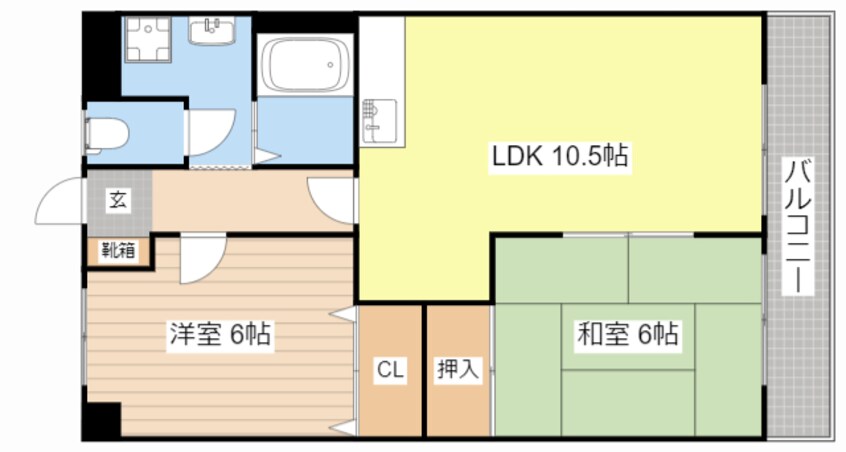 間取図 エスポワールASAHI