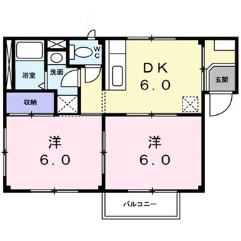 間取図 コンフォートフォレスト