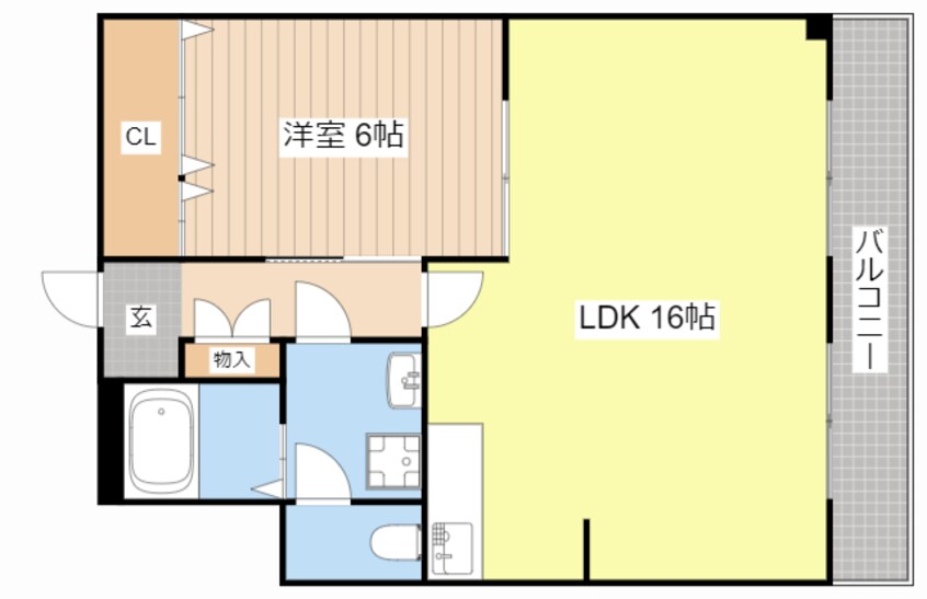 間取図 タイハイツ桜宮
