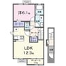 ＭＫ・テララ 1LDKの間取り